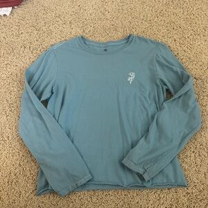 Blue urban outfitters long sleeve graphic tee. Size S